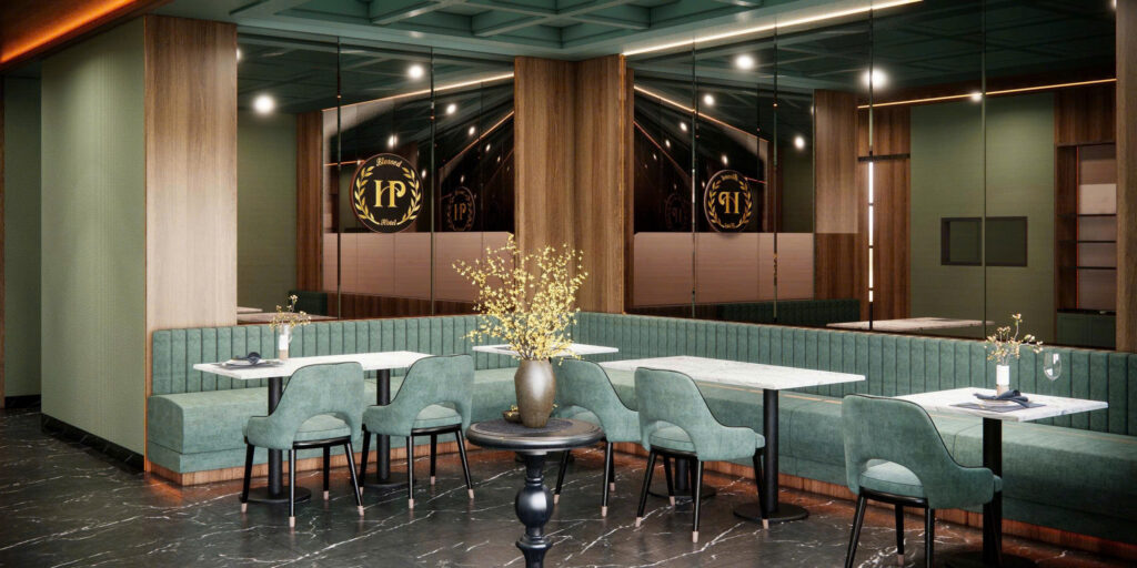 Phối cảnh 3D bistro Blessed Hotel