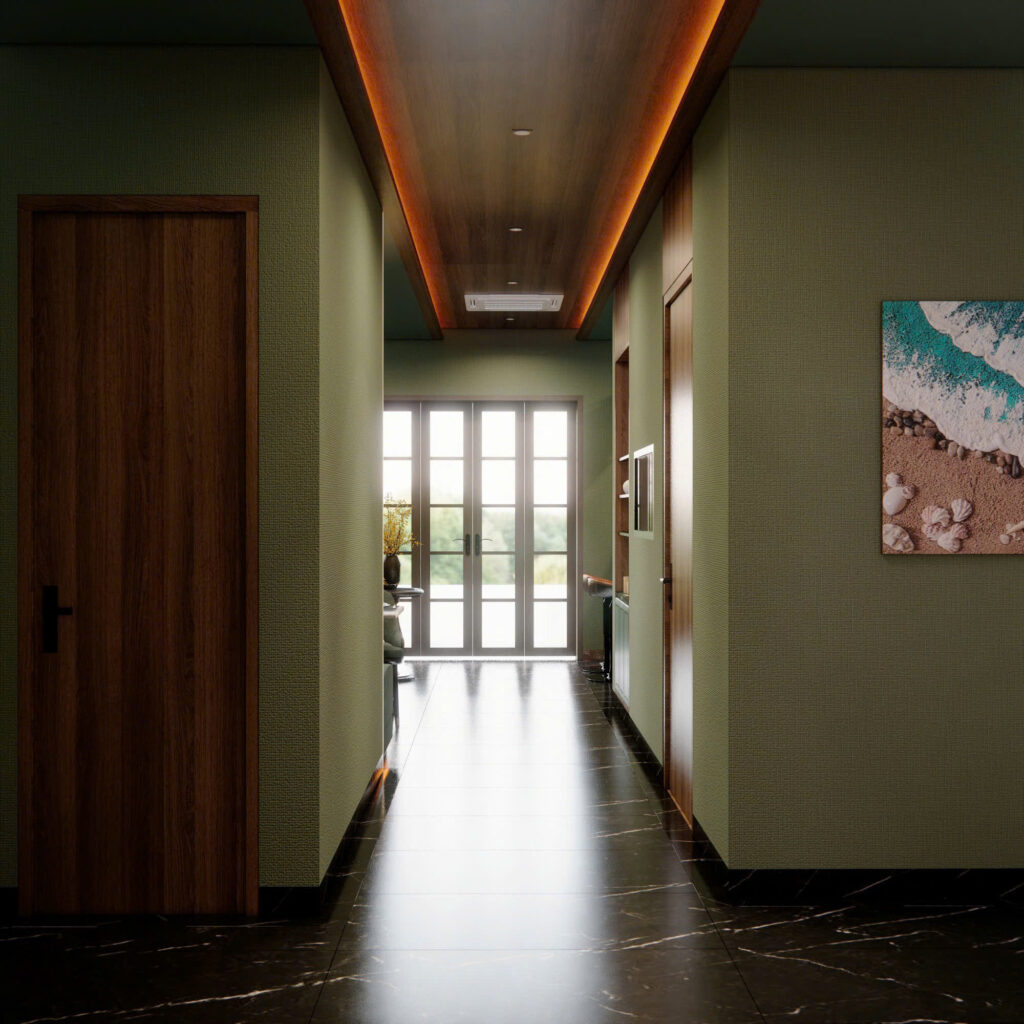 Phối cảnh 3D bistro Blessed Hotel