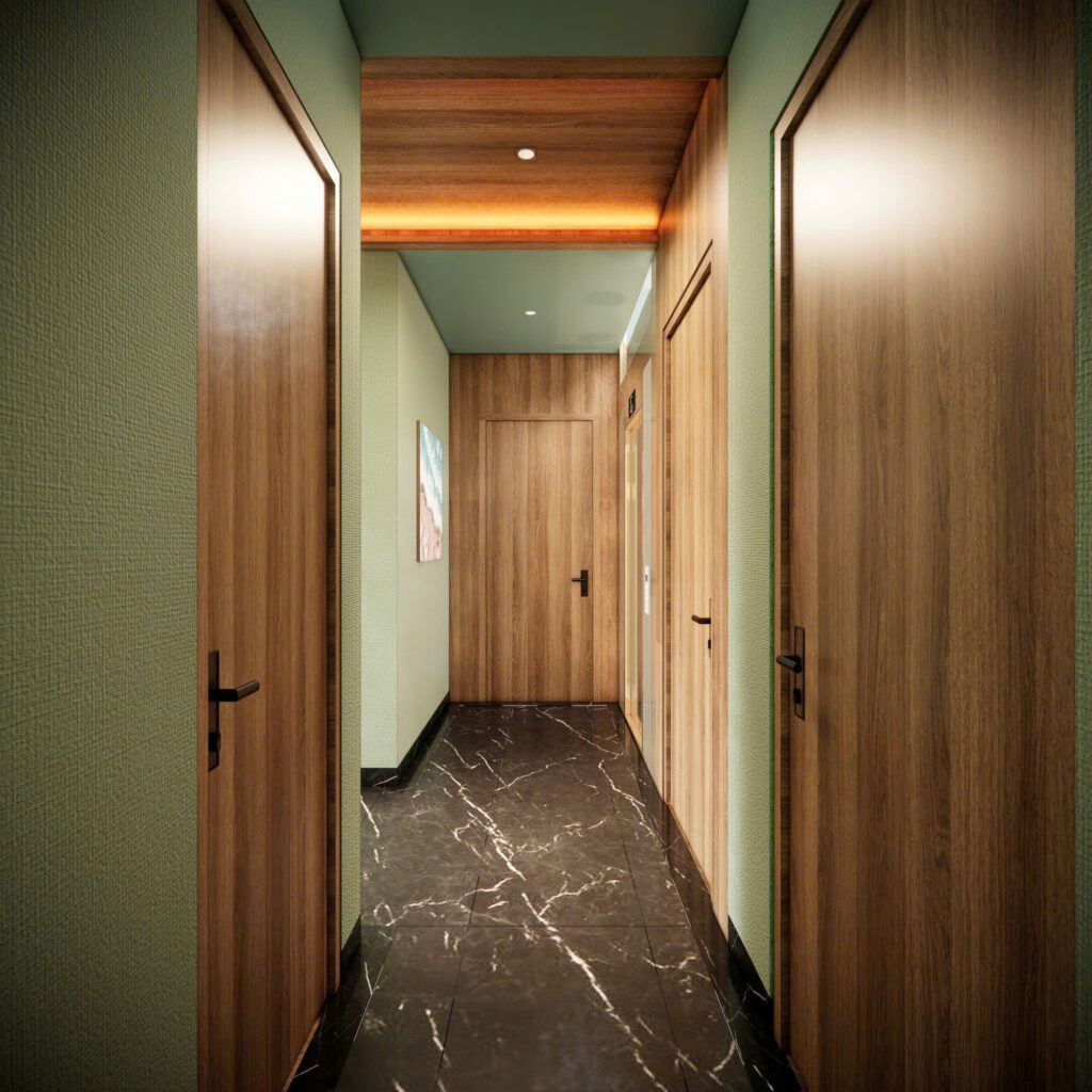 Phối cảnh 3D bistro Blessed Hotel
