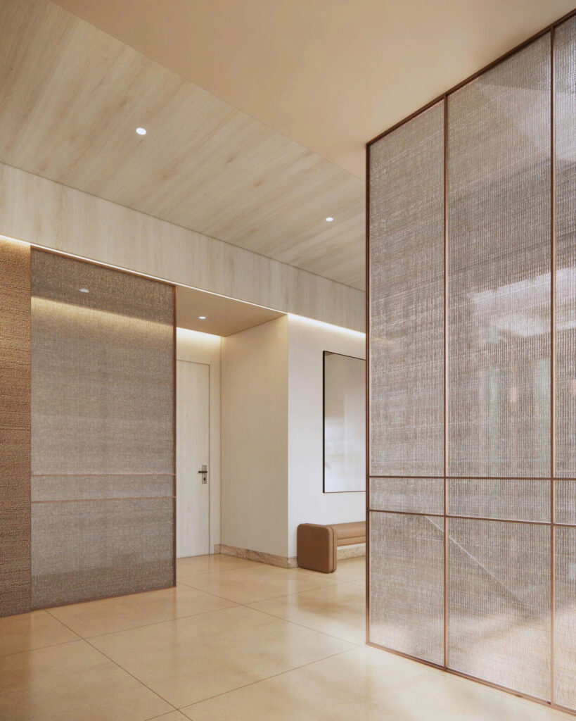 Phối cảnh 3D sảnh Blessed Hotel