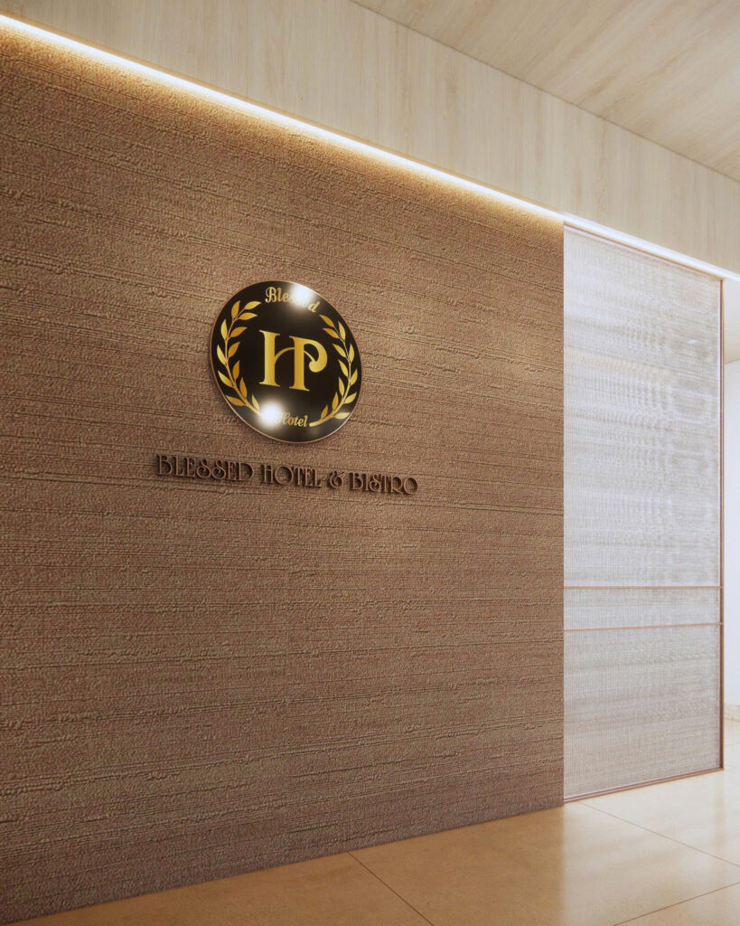 Phối cảnh 3D sảnh Blessed Hotel