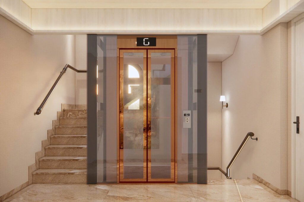 Phối cảnh 3D sảnh Blessed Hotel