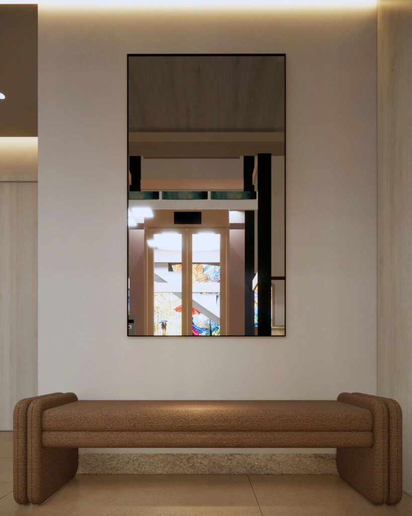 Phối cảnh 3D sảnh Blessed Hotel