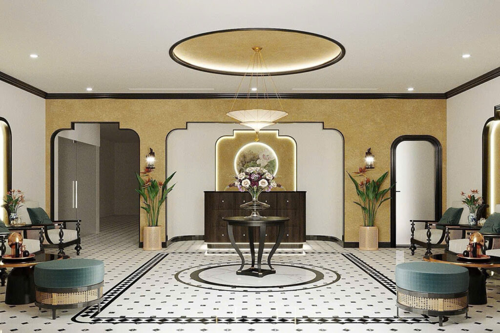 Phối cảnh 3D spa Làng Sen