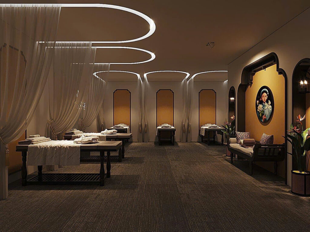 Phối cảnh 3D spa Làng Sen