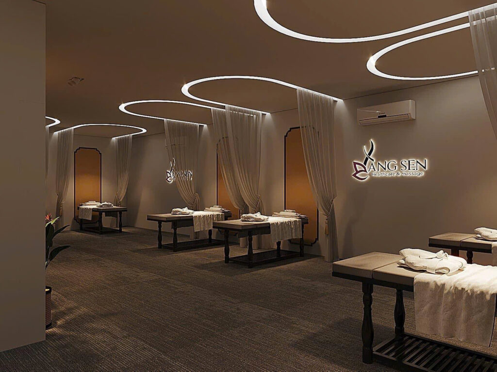 Phối cảnh 3D spa Làng Sen