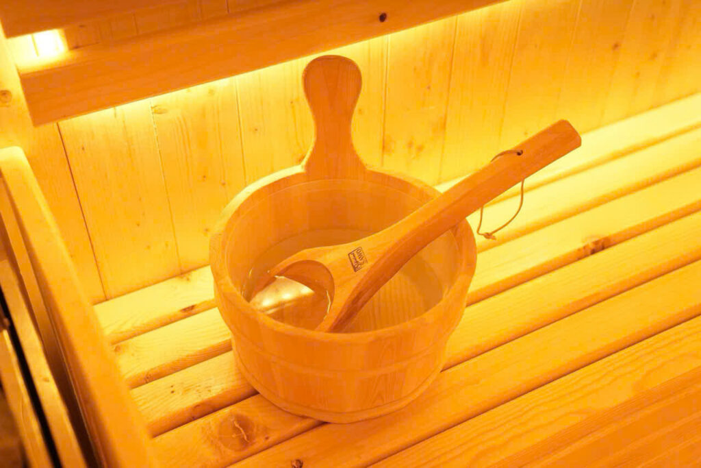 Phòng xông đá muối spa Làng Sen