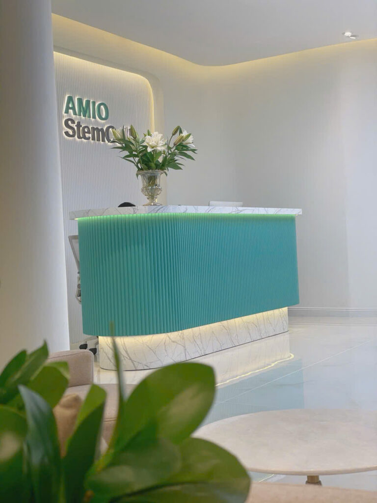 Quầy lễ tân AMIO StemCell