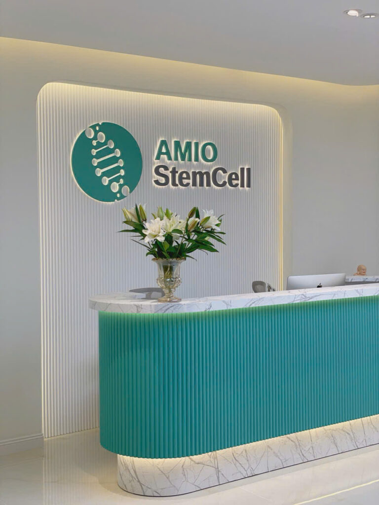 Quầy lễ tân AMIO StemCell