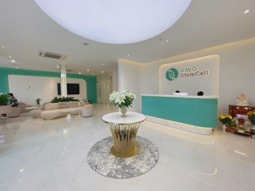 Sảnh lễ tân AMIO StemCell