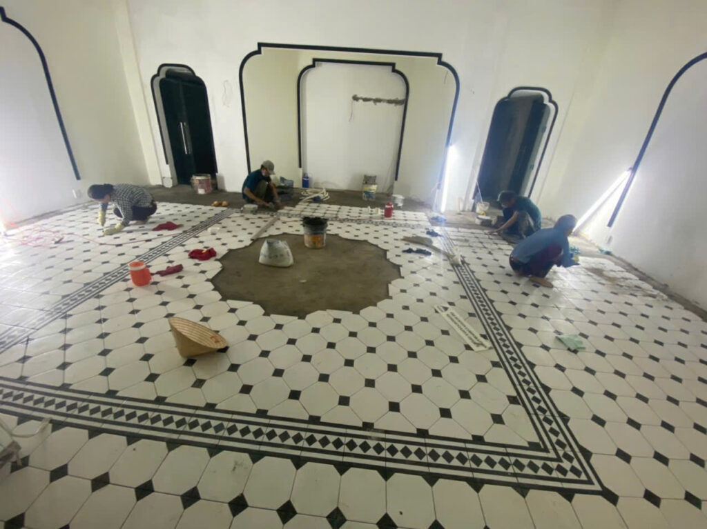 Thi công spa Làng Sen